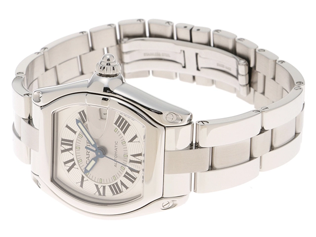 Cartier　カルティエ　W62000V3　ロードスターLM　ステンレススチール　自動巻き　男女兼用　腕時計（2148103777479）【200】C
