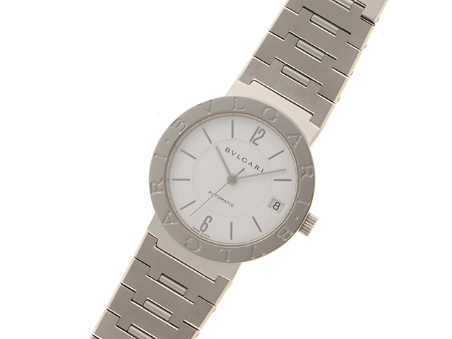 BVLGARI　ブルガリ　ブルガリ ブルガリ　BB33SSAUTO　ホワイト　SS　男女兼用　自動巻き2148103777585【432】