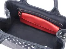 PRADA　プラダ　1BG439　パンチング　カナパ　ミニ　ネイビー/シルバー　デニム【433】2148103778513