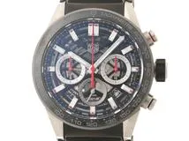 TAG HEUER　タグ・ホイヤー　2023年ギャランティー　カレラ　スケルトン　キャリバーホイヤー02　100m防水　ステンレス・セラミック　自動巻き　クロノグラフ　CBG2010.FT6144　【432】　2148103780882