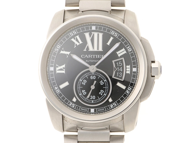 Cartier カルティエ カリブル ドゥ カルティエ W7100016 SS ステンレススチール ブラック オートマチック 【460】2148103780967
