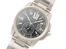 Cartier カルティエ カリブル ドゥ カルティエ W7100016 SS ステンレススチール ブラック オートマチック 【460】2148103780967