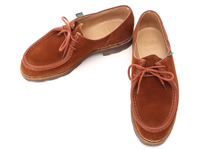 Paraboot　パラブーツ　革靴　MICHAEL　ミカエル　メンズ41　ブラウン　スエード　2148103781186　【432】