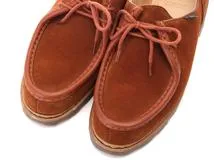 Paraboot　パラブーツ　革靴　MICHAEL　ミカエル　メンズ41　ブラウン　スエード　2148103781186　【432】