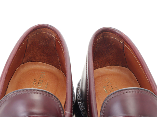 ALDEN オールデン 革靴 ローファー メンズ7ハーフ ボルドー