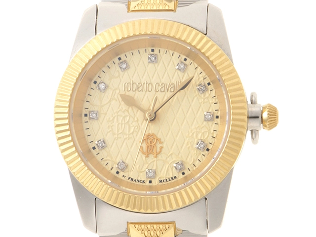Roberto Cavalli 　ロベルトカヴァリ バイ フランクミュラー　RV2L036M0101　クォーツ【430】2148103782466