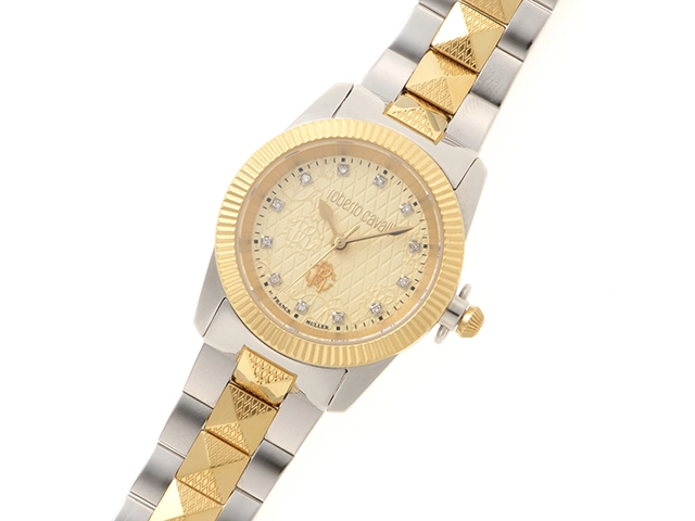 Roberto Cavalli 　ロベルトカヴァリ バイ フランクミュラー　RV2L036M0101　クォーツ【430】2148103782466