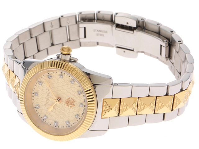 Roberto Cavalli 　ロベルトカヴァリ バイ フランクミュラー　RV2L036M0101　クォーツ【430】2148103782466