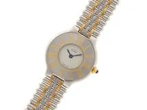 Cartier　カルティエ　時計　マスト21SM　W10051F4　クォーツ　レディース　ステンレス/GP　SS/GP　2148103782831【207】