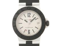 BVLGARI　ブルガリ　時計　アルミニウム　AL32A　シルバー文字盤　レディース　アルミニウム/ラバー　クオーツ　【432】