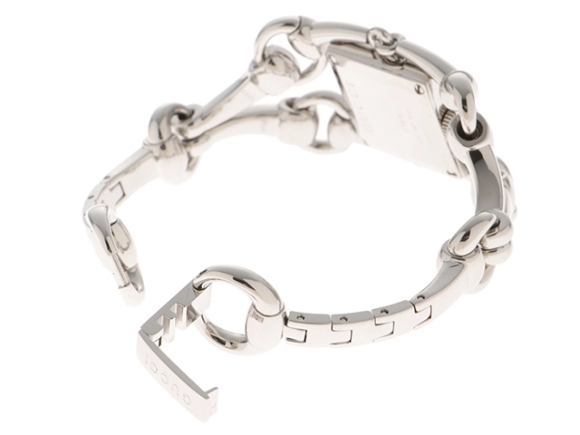 GUCCI グッチ　レディース クオーツ　シニョーリア 116.5 YA116502 ブルーシェル文字盤 SS【472】HK