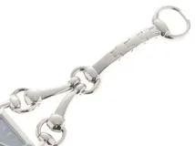 GUCCI グッチ　レディース クオーツ　シニョーリア 116.5 YA116502 ブルーシェル文字盤 SS【472】HK