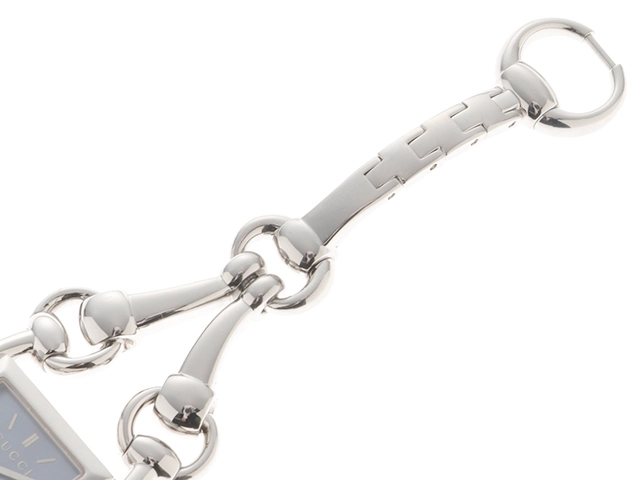 GUCCI グッチ　レディース クオーツ　シニョーリア 116.5 YA116502 ブルーシェル文字盤 SS【472】HK