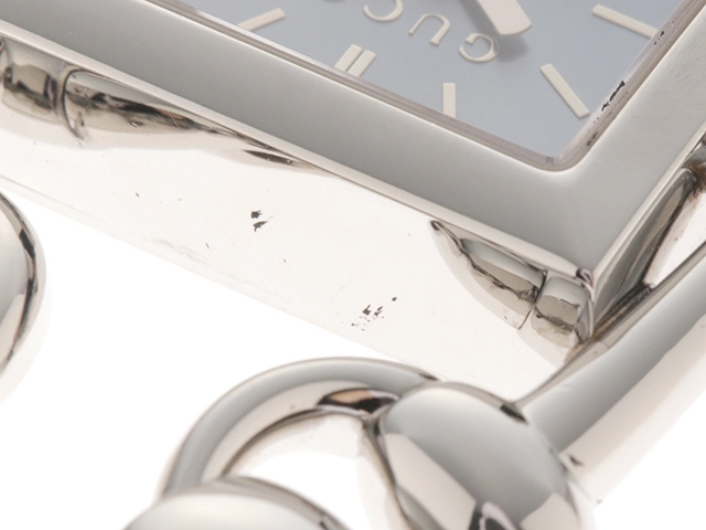 GUCCI グッチ　レディース クオーツ　シニョーリア 116.5 YA116502 ブルーシェル文字盤 SS【472】HK