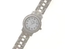 168-3☆美品☆ HERMES クリッパー CL4.210 腕時計 白文字盤 168-3☆美品☆ HERMES クリッパー CL4.210 腕時計 白文字盤