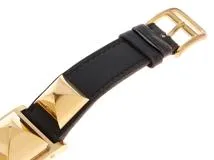 HERMES エルメス メドール ME1.201 GP/革 クオーツ レディース  
