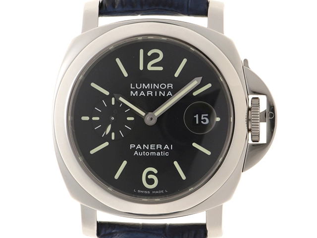 PANERAI　パネライ　ルミノール　マリーナ　PAM00104　ステンレススチール　自動巻き　メンズ　腕時計（2148103783425）【200】C