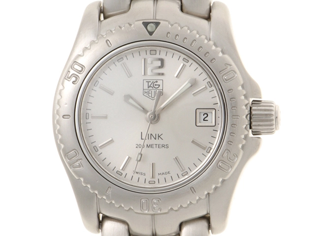 TAG HEUER タグホイヤー リンク デイト WT1412-0 SS ステンレススチール シルバー文字盤 クォーツ 【460】2148103783548