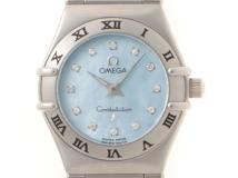 OMEGA　オメガ　1562.85　コンステレーション　ミニ　ステンレススチール　ブルーシェル文字盤　クォーツ　レディース　腕時計（2148103783647）【200】C