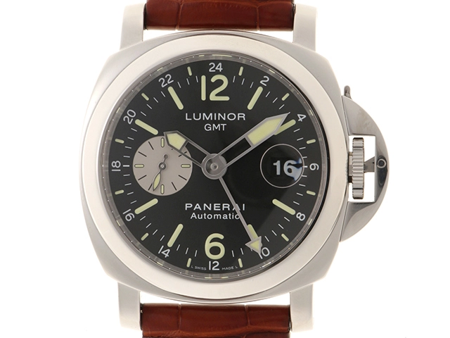 2012年　PANERAI　パネライ　ルミノール GMT　PAM00088　ブラック　メンズ　自動巻き2148103783876【432】