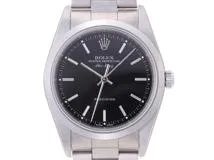 ROLEX ロレックス 腕時計 エアキング 14000M ゴルゴ13 アニバーサリーモデル  ブラック文字盤 ステンレススチール 2148103783999【430】