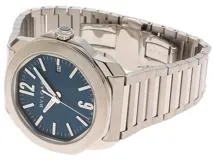 BVLGARI　ブルガリ　オクト　OC41S　ブルー文字盤　SS　自動巻き　メンズ　M