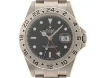 ROLEX　ロレックス　ギャラ有　D番　エクスプローラーⅡ　16570　ステンレス　SS　ブラック　メンズ　自動巻き【432】2148103784057