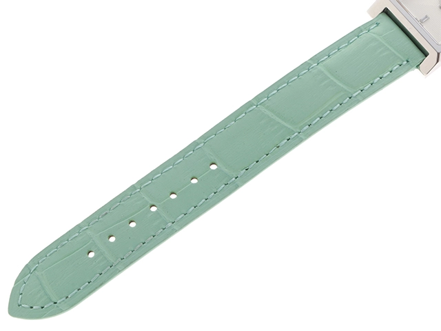 TIFFANY&CO　ティファ二―　時計　1837メイカーズ スクエア　67460375　シルバー文字盤　ステンレススチール/クロコダイルレザー　クォーツ　レディース