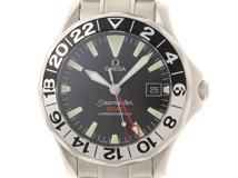 OMEGA 　オメガ 　シーマスターGMT 　50周年記念モデル　 ステンレススチール 　ブラック文字盤 　　自動巻き　　2234.50.00　　メンズ　【436】　2148103784095