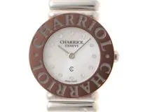 CHARRIOL シャリオール サントロペ 028/2 ホワイトシェル文字盤