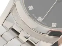 GUCCI グッチ Gクラス 5500M SS ステンレススチール ブラック文字盤 11Pダイヤ クォーツ  【460】2148103786068