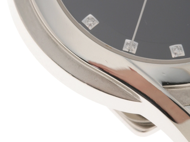 GUCCI グッチ Gクラス 5500M SS ステンレススチール ブラック文字盤 11Pダイヤ クォーツ 【460】2148103786068