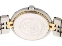 HERMES　エルメス　プロフィール　アイボリー文字盤　ステンレススチール/GP　クオーツ　レディース時計　2148103786167【207】