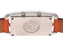 HERMES　エルメス　時計　ケープコッド ドゥゾーン Wトゥール　CC3.210　シルバー文字盤　SS/カーフレザー　クォーツ　レディース　M