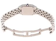 Cartier カルティエ　レディース クオーツ　サントスドゥモワゼルSM 2008年クリスマス2000本限定 W2510002 パープル文字盤 SS【472】HK