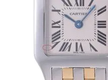 カルティエ　CARTIER　サントスドゥモワゼル　SM　W25066Z6　クォーツ　レディース　ステンレス・イエローゴールド　【432】