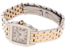 カルティエ　CARTIER　サントスドゥモワゼル　SM　W25066Z6　クォーツ　レディース　ステンレス・イエローゴールド　【432】