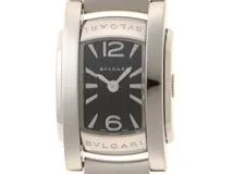 BVLGARI　ブルガリ　時計　アショーマ　AA26S　レディース　クオーツ　SS　黒文字盤【431】2148103786396