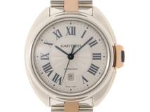 Cartier カルティエ クレドゥカルティエ 31mm W2CL0004 PG/SS ピンクゴールド/ステンレススチール シルバーギョウシェ文字盤 クォーツ 【460】2148103786419