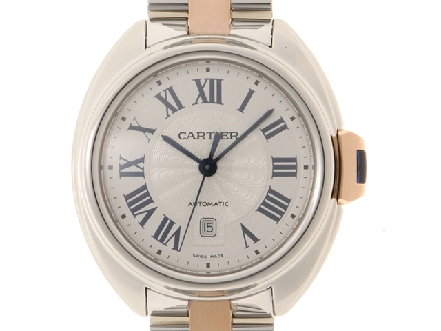 Cartier カルティエ クレドゥカルティエ 31mm W2CL0004 PG/SS ピンクゴールド/ステンレススチール シルバーギョウシェ文字盤 クォーツ 【460】2148103786419