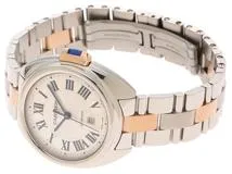 Cartier カルティエ クレドゥカルティエ 31mm W2CL0004 PG/SS ピンクゴールド/ステンレススチール シルバーギョウシェ文字盤 クォーツ 【460】2148103786419