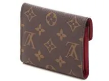 LOUIS VUITTON ルイ・ヴィトン ポルトフォイユ・ヴィクトリーヌ モノグラム フューシャ M41938 旧型【430】2148103786860