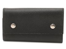 HERMES　エルメス　小物　キーケース　セリエ　4連キーケース　ブラック・SV金具　ヴォーエプソン　□C刻印・1999年頃製造　【472】HA