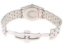 GUCCI　グッチ　Gクラス　5500M　シルバー文字盤　ステンレススチール　クオーツ　メンズ時計　2148103787683【207】