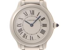 Cartier カルティエ　レディース クオーツ　ロンド マスト ドゥ カルティエ 29MM WSRN0033 シルバー文字盤 SS【472】HK
