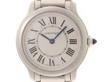 Cartier カルティエ　レディース クオーツ　ロンド マスト ドゥ カルティエ 29MM WSRN0033 シルバー文字盤 SS【472】HK