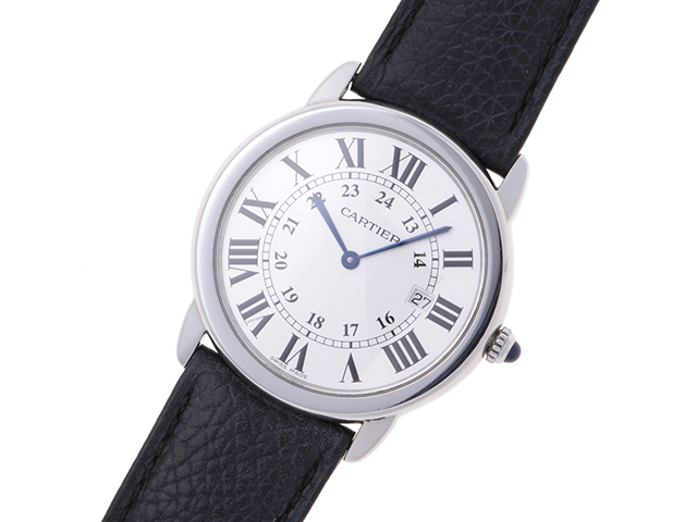 Cartier カルティエ ロンドソロ WSRN0029 SS/革 クオーツ