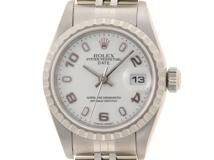 Y番 ROLEX ロレックス オイスターパーペチュアル デイト 79240 SS ステンレススチール ホワイト2･4･6･8･10文字盤 オートマチック 【460】