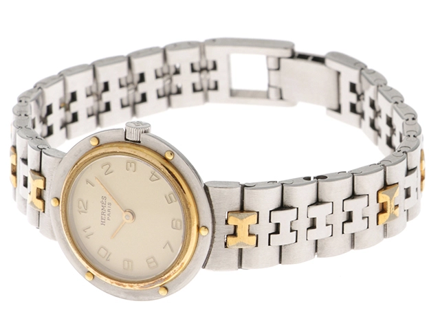 HERMES エルメス オリンピア ヴィンテージウォッチ GP/SS クォーツ 【460】2148103788079