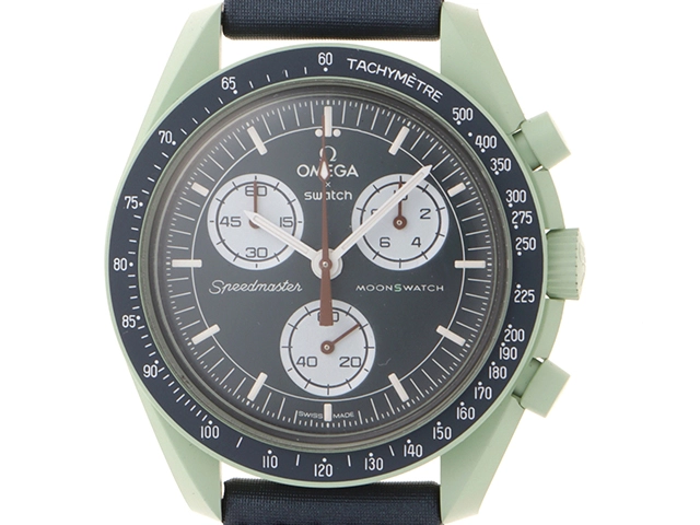 swatch　スウォッチ　MoonSwatch MISSION ON EARTH オメガコラボ　SO33G100　【430】2148103788857